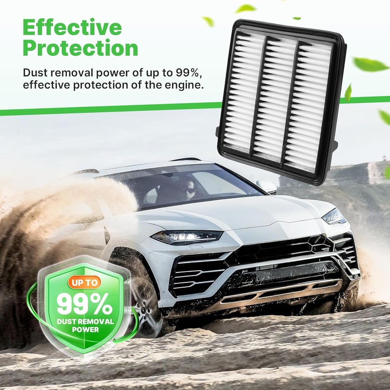 RVgolf 2PCS Engine Air Filter Fit for 2023-2025 2026 Honda CR-V CRV, 2022-2025 2026 Civic, 2023-2025 2026 Accord 2023 (All Fit L4 1.5L, Not Hybrid) Engine Filter Automotive Accessories# 1722064AA00 - Image 5